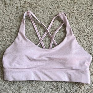 Zyia Pink Leopard Print Sports Bra